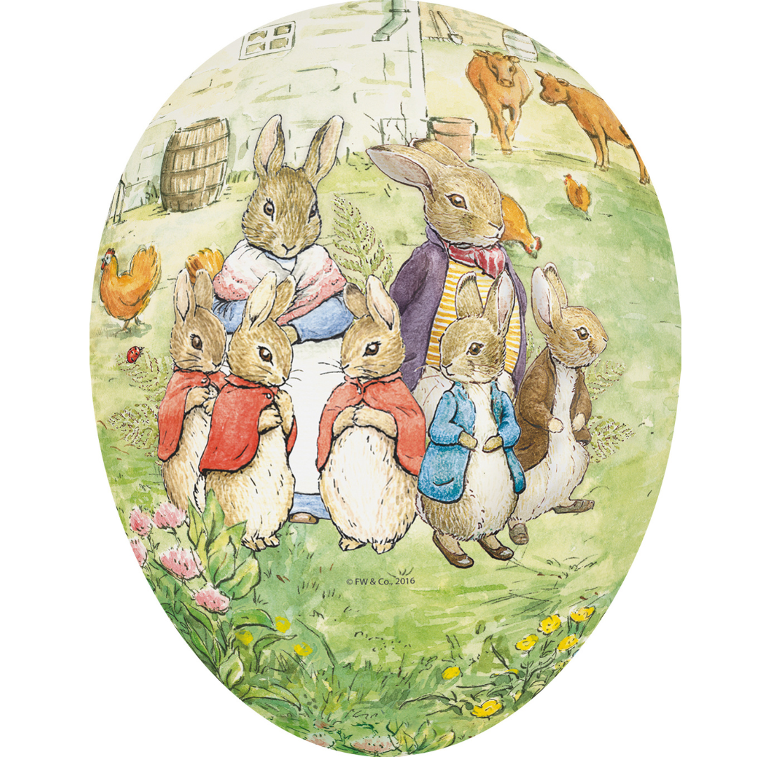 Easter Egg Containers (12cm) - Peter Rabbit (Beatrix Potter)